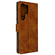 Avizar Étui Folio pour Samsung S23 Ultra porte-carte, support vidéo  Tender Book Camel - Housse de protection pratique et élégante camel série Tender Book de Forcell, pour Samsung Galaxy S23 Ultra