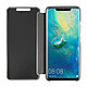 Avizar Housse Huawei Mate 20 Pro Étui Folio Miroir Clapet translucide Stand Vidéo Noir pas cher