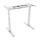 KIMEX 150-2301 Pied de bureau motorisé assis-debout Hauteur 62- 128 cm Blanc