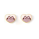 Pusheen - Boucles d'oreilles Stud Pink and Gold Heart Boucles d'oreilles Stud Pink and Gold Heart.