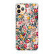 LaCoqueFrançaise Coque iPhone 11 Pro Max 360 intégrale transparente Motif Fleurs Beige et Rose Tendance Coque iPhone 11 Pro Max 360 intégrale transparente Fleurs Beige et Rose Tendance