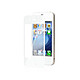 Moshi iVisor XT pour iPhone 4/4S Blanc Protection écran pour iPhone 4 et 4s blanc transparent