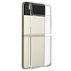 Avizar Coque Samsung Z Fold 3 Rigide Antichoc 2 parties Cristal Transparent Coque de protection conçue pour Samsung Galaxy Z Flip 3.