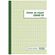 EXACOMPTA Piqûre 18 pages Cahier de rappel C O V I D-19 - format vertical A4 Registre