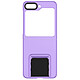 Avizar Coque pour Samsung Galaxy Z Flip 5 Rigide avec Béquille Support  Violet - Coque résistante série Classic Stand violet spécialement conçue pour Samsung Galaxy Z Flip 5