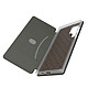 Avizar Housse pour Samsung Galaxy S22 Ultra Clapet Porte-carte Support Finition Satinée Noir Etui folio Noir en Eco-cuir, Galaxy S22 Ultra