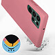 Avis Avizar Coque Samsung Galaxy S22 Ultra Silicone Semi-rigide Finition Soft-touch Rose