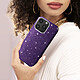 Acheter Avizar Coque iPhone 14 Pro Max Paillette Amovible Silicone Semi-rigide Violet