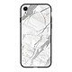 LaCoqueFrançaise Coque iPhone Xr Silicone Liquide Douce noir Marbre gris Coque iPhone Xr Silicone Liquide Douce noir Marbre gris Ecriture Tendance et Design