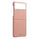 Avizar Coque pour Samsung Z Flip 3 Rigide avec Bande Antidérapante Rose Gold Coque Rose Champagne en Polycarbonate, Galaxy Z Flip 3