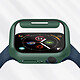 Avizar Coque Apple Watch Serie 7 (41mm) Rigide Finition Soft-touch Enkay Vert pas cher