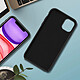 Avis Avizar Coque iPhone 11 Silicone Semi-rigide Mat Finition Soft Touch Noir