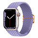 Avizar Bracelet pour Apple Watch 41mm et 40mm et 38 mm Nylon Tressé Ajustable par Boucle Métallique  lavande - Un bracelet en nylon tressé conçu pour Apple Watch Series 8 et 7 41mm / Series SE 2022, SE, 6, 5, et 4 40mm / Series 3, 2 et 1 38mm