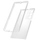 Avizar Coque Intégrale pour Samsung Galaxy S23 Ultra Arrière Rigide Transparent et Avant Souple  Transparent Coque de protection 360° spécialement conçue pour votre Samsung Galaxy S23 Ultra