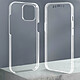 Avizar Coque Intégrale pour iPhone 13 Mini Arrière Rigide Transparent et Avant Souple  Transparent pas cher