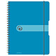 HERLITZ Cahier à Spirales Easy Orga to go A4 160P 80g Bleu Transparent Cahier