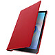 Avizar Housse Samsung Galaxy Tab A 10.5 Etui Ajustable Support Orientable 360° Rouge pas cher