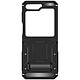 Avizar Coque Antichoc pour Samsung Galaxy Z Flip 5 Anti-chutes 3m Béquille Support  Noir - Une coque antichoc noir de la série Defender protégeant efficacement votre Samsung Galaxy Z Flip 5