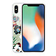 Avis LaCoqueFrançaise Coque iPhone X/Xs 360 intégrale Fleurs vert d'eau Tendance