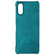 Avizar Coque pour Sony Xperia 5 V Rigide revêtement Simili Cuir  Vert - Une coque de protection bi-matière Vert pour votre Sony Xperia 5 V