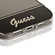 Acheter Guess Coque pour iPhone 14 Plus Design Translucide avec Bijou Perles Noir Transparent