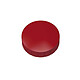 MAUL Boite de 10 Aimants MAULsolid Ø 38 mm Puiss. 2,5 kg Rouge Aimants pour tableau