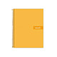 LIDERPAPEL Cahier spirale crafty A4 240p 90g quadrillé 5x5mm microperforé 4 trous - Orange Cahier