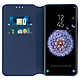 Avis Avizar Etui Galaxy S9 Housse folio Porte-carte Fonction Support Bleu nuit