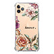 LaCoqueFrançaise Coque iPhone 11 Pro anti-choc souple angles renforcés transparente Motif Amour en fleurs Coque iPhone 11 Pro anti-choc souple angles renforcés transparente Amour en fleurs