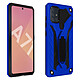 Avizar Coque Samsung Galaxy A71 Bi-matière Antichoc Béquille Fonction Support Bleu - Coque de protection spécialement conçue pour le Samsung Galaxy A71