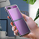 Acheter Avizar Coque Samsung Galaxy Z Flip Protection Rigide Fine Légère Crystal Transparent