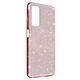 Avizar Coque Huawei P smart 2021 Paillette Amovible Silicone Semi-rigide rose Coque de protection spécialement conçue pour Huawei P smart 2021.