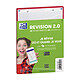 OXFORD Paquet de 32 Fiches Bristol revision 2.0 Perforées 148x210 mm A5 Q5/5 rouge Fiche Bristol