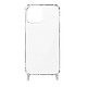 Avizar Coque iPhone 13 Mini Anneau personnalisable avec bijou/Chaîne - Transparent Coque transparente conçu sur mesure pour iPhone 13 Mini