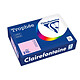 CLAIREFONTAINE Ramette Papier FSC A4 210g 250 Feuilles rose Papier couleur