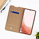 Avis Dux Ducis Housse pour Samsung Galaxy S22 Plus Clapet Porte-carte Fonction Support  rose gold