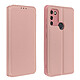 Avizar Housse Honor 9A Clapet Porte-cartes Fonction Support Fin et Élégant Rose Gold - Housse de protection intégrale spécialement conçue pour Honor 9A.