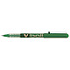 PILOT Stylo roller V Ball VB7 encre liquide Pte métal Moyenne Vert x 12 Stylo roller