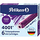 PELIKAN Etui de 6 cartouches d'encre 4001 TP/6 Violet x 10 Cartouche d'encre