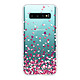 Evetane Coque Samsung Galaxy S10 360 intégrale transparente Motif Confettis De Coeur Tendance Coque Samsung Galaxy S10 360 intégrale transparente Confettis De Coeur Tendance