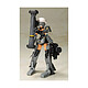 Avis Frame Arms Girl - Figurine Plastic Model Kit Gourai-Kai (Black) with FGM148 Type Anti-Tank Miss