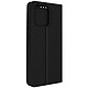 Avizar Etui pour Xiaomi Redmi 12C effet carbone clapet magnétique support vidéo  Noir Etui portefeuille spécialement conçu pour votre Xiaomi Redmi 12C