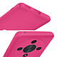 Avizar Coque pour Honor Magic 6 Lite 5G Semi-rigide Soft-touch Anti-traces Fuchsia pas cher