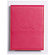 RHODIA Porte-bloc Rhodiarama simili FRAMBOISE avec porte-crayon + bloc N°12 Q.5x5 Porte-bloc