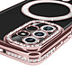 Avis Avizar Coque Diamant pour Samsung A13 5G et A04s MagSafe Contour Strass Rose Champagne