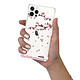 Evetane Coque iPhone 12/12 Pro anti-choc souple angles renforcés transparente Motif Chute De Fleurs pas cher