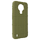 Avizar Coque Nokia 1.4 Carreaux Relief Souple Renforcé Anti-trace vert - Coque protectrice spécialement conçue pour Nokia 1.4