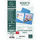 Avis EXACOMPTA Paquet de 25 chemises Double Poche ROCK''S 210 - double A4 ou A3 - 24x32cm - Bleu x 10