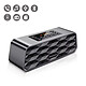 Evetane Enceinte bluetooth double haut-parleurs Noir Enceinte bluetooth double haut-parleurs Noir