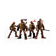 Les Tortues Ninja - Pack 4 figurines BST AXN Zombie Turtle (IDW Comics) 13 cm Pack de 4 figurines Les Tortues Ninja, modèle BST AXN Zombie Turtle (IDW Comics) 13 cm.